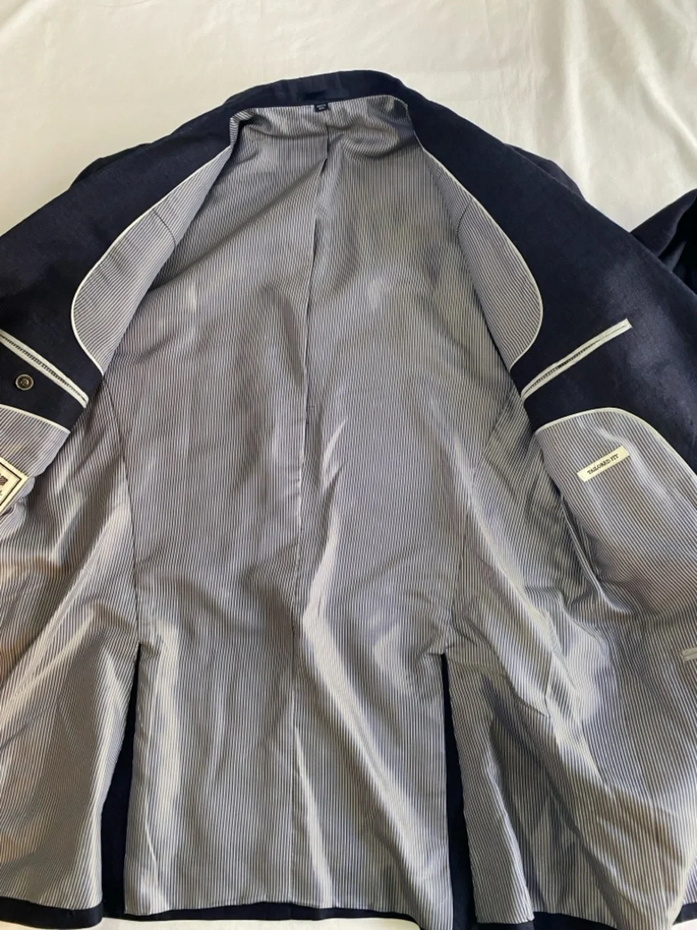Jos. A. Bank 1905 Blue 100%‎ Linen Tailored Fit Summer Blazer 42L